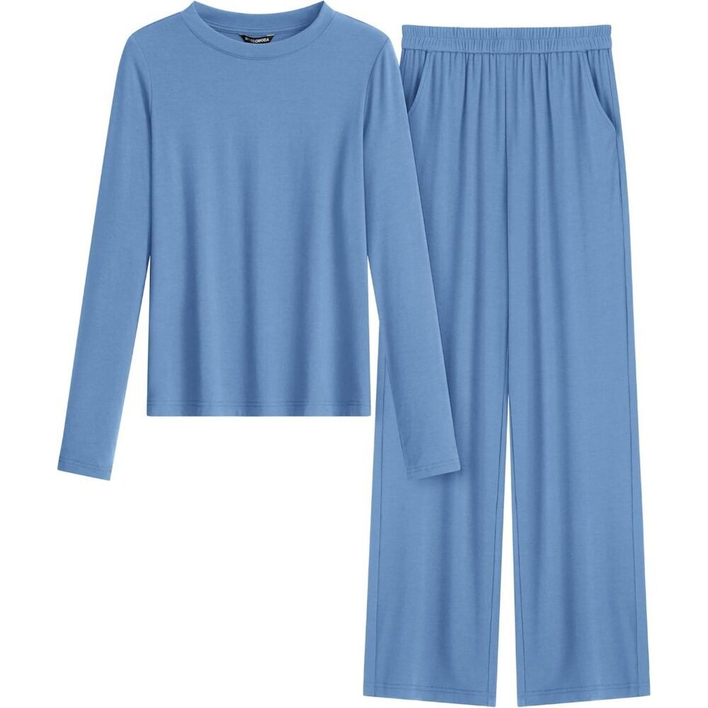 Women Lounge Sets Cotton 2 Piece Fall Casual Comfort Travel Outfits